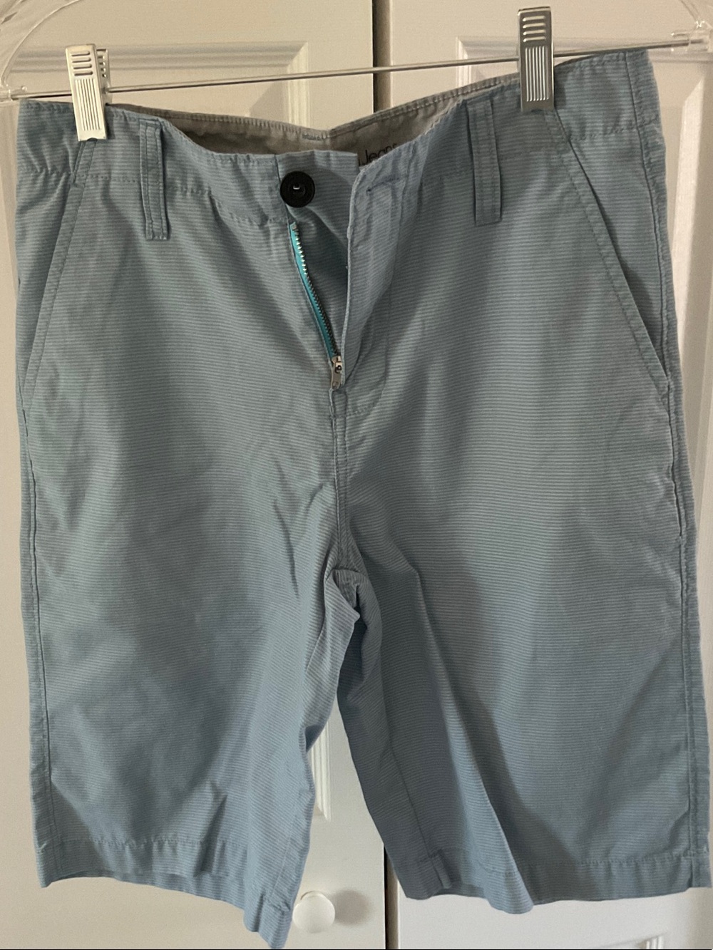 Calvin Klein-  Boys Chino Shorts, blue, Size 14